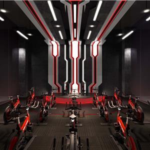 晨陽健身動感單車房燈光係統|專業音響設備|擴聲係統|燈光係統設計|智能燈光|可控幻彩燈帶|動感單車房燈光|智能燈光控製係統|首選聲際電聲